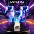 U5 2-i-1 smartprojektor og retro-spillkonsoll - Android 14, Wi-Fi 6, 8K-avkoding