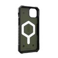 iPhone 15 Plus UAG Pathfinder MagSafe Hybrid-deksel - Grønn