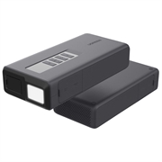 Ugreen ES703 4-i-1 startbatteri - luftkompressor, 10000mAh powerbank, LED-lampe - svart