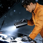 Ugreen ES703 4-i-1 startbatteri - luftkompressor, 10000mAh powerbank, LED-lampe - svart