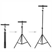UN-700 10\'\' LED-ringlyskaster med stativstativ, lydkortskuff og 3 telefonholdere for selfie- og videofotografering på YouTube Sminke