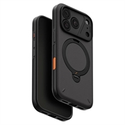 iPhone 18 Pro/17 Pro UNIQ Elix 360 roterende-deksel med støttefot - MagSafe-kompatibelt - Grå