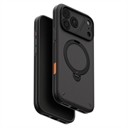 iPhone 18 Pro Max/17 Pro Max UNIQ Elix 360 roterende-deksel med støttefot - MagSafe-kompatibelt - Grå