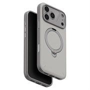 iPhone 18 Pro Max/17 Pro Max UNIQ Elix 360 roterende-deksel med støttefot - MagSafe-kompatibelt - Lysegrå