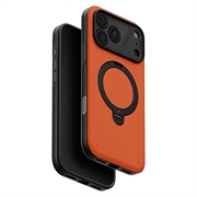 iPhone 18 Pro Max/17 Pro Max UNIQ Elix 360 roterende-deksel med støttefot - MagSafe-kompatibelt - Oransje