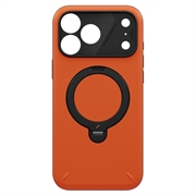 iPhone 18 Pro/17 Pro UNIQ Elix 360 roterende-deksel med støttefot - MagSafe-kompatibelt - oransje