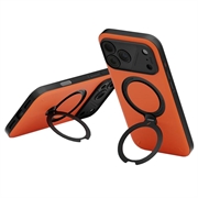 iPhone 18 Pro/17 Pro UNIQ Elix 360 roterende-deksel med støttefot - MagSafe-kompatibelt - oransje
