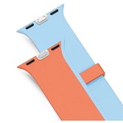 Apple Watch 40/41/42mm UNIQ Revix IV vendbar magnetrem - oransje / blå