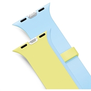 Apple Watch 44/45/46/49mm UNIQ Revix IV vendbar magnetrem - limegrønn / blå