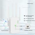UNT-10 Dual-Band WiFi-forsterker / ruter 1200 Mbps - EU-kontakt - Hvit