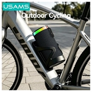 USAMS YX018 bærbar Bluetooth 5.4-høyttaler - RGB-lys, 10W lyd - svart