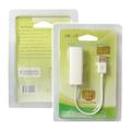 USB 2.0 til RJ45 Ethernet-adapterkabel - hvit