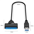 USB 3.0 SATA III Adapter Kabel W25CE01 - Svart