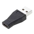 USB 3.1 Type-C hunn til USB-A 3.0 hann OTG-adapter