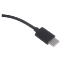 USB 3.1 Type-C / USB 2.0 OTG Kabel Adapter - 15cm - Svart
