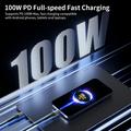 USB-C 3.2-kabel med sammenleggbart stativ - 20 Gbps, 4K 60Hz, 2m - svart