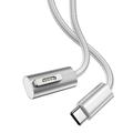 USB-C til Magsafe 2 PD hurtigladekabel i vevd materiale - 100W - 1.8m