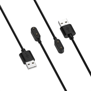 USB Ladekabel til Samsung Galaxy Fit3 - 1m - Svart