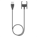 USB Ladekabel til Fitbit Charge 2 - 0.5m - Svart
