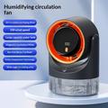 Bærbar USB-bordvifte med tåke og 450ml vanntank - grå
