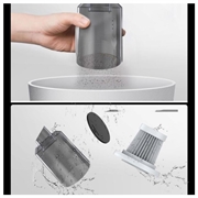 USB oppladbar trådløs bilstøvsuger 6000Pa - Svart