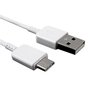 USB til USB-C-ladekabel for iPhone 15 Pro/15 Pro Max/16 Pro/16 Pro Max - 1m - Hvit