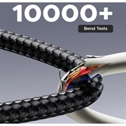 Ugreen 240W USB-C-kabel med skjerm - 480Mbps - 2m - grå