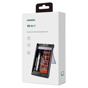 Ugreen skrutrekkersett i aluminium for iPhone, iPad og Mac med 36 bits