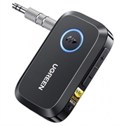 Ugreen BT509 Bluetooth 6.0-mottaker med LDAC og AI-støyreduksjon - svart
