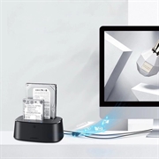 Ugreen CM198 HDD/SSD Docking Station HDD/SSD for SATA 2.5"/3.5" - Black