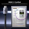 Ugreen HD171 8K HDMI 2.1-kabel - 2m - grå