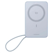 Ugreen MagFlow PB773 10 000 mAh MagSafe-powerbank med 30W USB-C-hurtiglading - blå