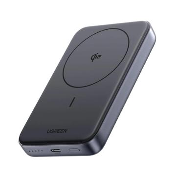 Ugreen PB761 10000mAh Qi2 Powerbank - 30 W USB-C PD og 15 W MagSafe - Grå