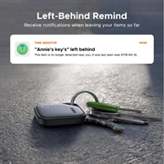 Ugreen SmartTag Pro CM916 Bluetooth Smart-sporingsenhet - svart