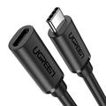 Ugreen US353 USB-C-forlengelseskabel - 1m, 10Gbps - svart