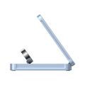 Ugreen W757 MagFlow Qi2 3-i-1 magnetisk trådløs lader - 25W - blå