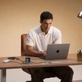 Ugreen X616 4-i-1 hurtiglader til veggmontering, 100W - med USB-C-kabel, USB-A-port og 2 USB-C-porter - grå