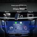 Ultra K15 2-i-1 trådløs CarPlay- og Android Auto-adapter - sølv