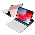 Ultra-Slim iPad Pro 11 2022/2021/2020/2018 Etui med Bluetooth-tastatur - Roségull