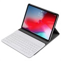 Ultra-Slim iPad Pro 11 2022/2021/2020/2018 Etui med Bluetooth-tastatur - Roségull
