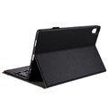 Ultra-Slim Lenovo Tab P11 Etui med Bluetooth-tastatur - Svart
