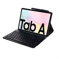 Ultra-Slim Samsung Galaxy Tab A7 10.4 (2020) Etui med Bluetooth-tastatur - Svart