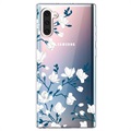 Samsung Galaxy Note10 Ultra-Slim TPU-deksel - Hvit Blomster