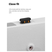 UltraFlex USB-C Anti-Støv Plugg for droner, smarttelefoner, nettbrett - 3 stk. - svart