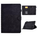 Universal 3D Pattern Smart Tablet Folio-etui - 10"