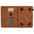 Universal 3D Pattern Smart Tablet Folio-etui med 3D-mønster - 10"