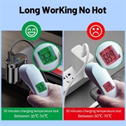 Universell 4-Port Rask Lading USB Power Lader - 48W - Svart