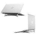 Universell Aluminium Utvidbar Laptop Stativ - 12-17" - Sølv