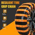 Universelle snøkjeder for bildekk til SUV, lastebil og terrengkjøretøy - 10 stk.