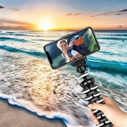 Universell Fleksibelt Smarttelefon Trebent Stativ - 60-85mm - Svart